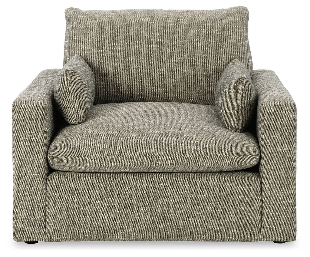 Dramatic - Chair and a Half - Granite - Stylish Home Furniture