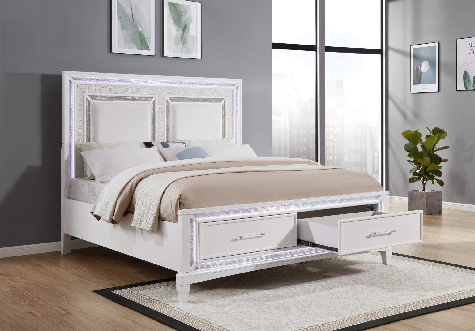 B045 - LED Bed - Stylish Home Furniture