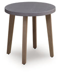 Harmony Headlands - Round End Table - Natural / Gray - Stylish Home Furniture