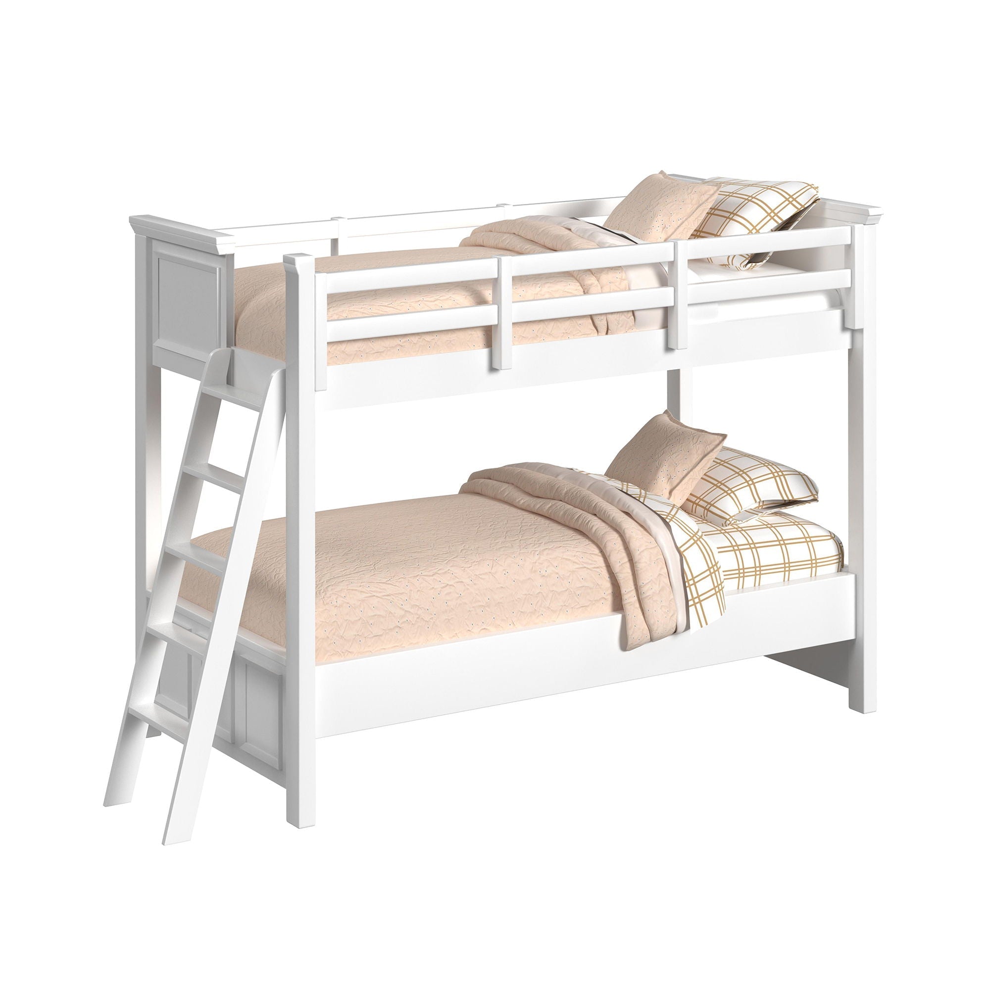 Hampton Kids - Bunk With Ladder Bedroom Set - Stylish Home Furniture