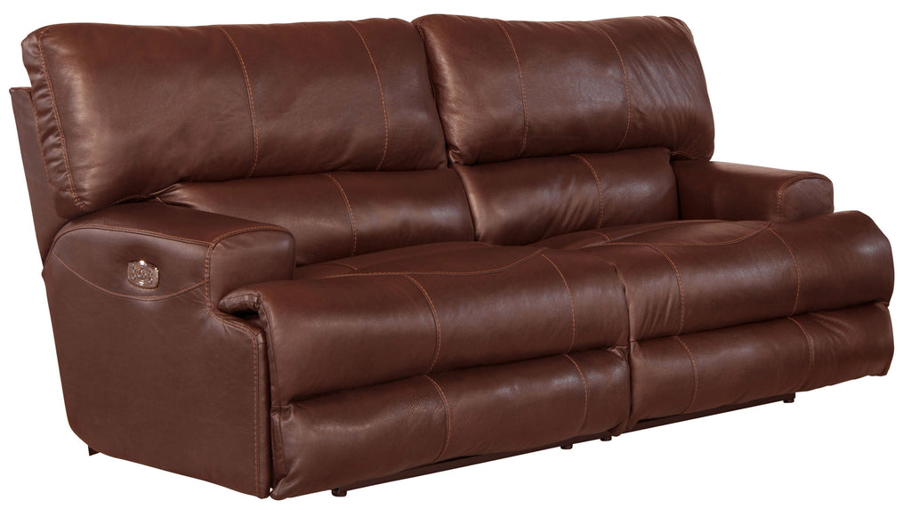 Wembley - Power Headrest With Lumbar Lay Flat Reclining Sofa - Stylish Home Furniture