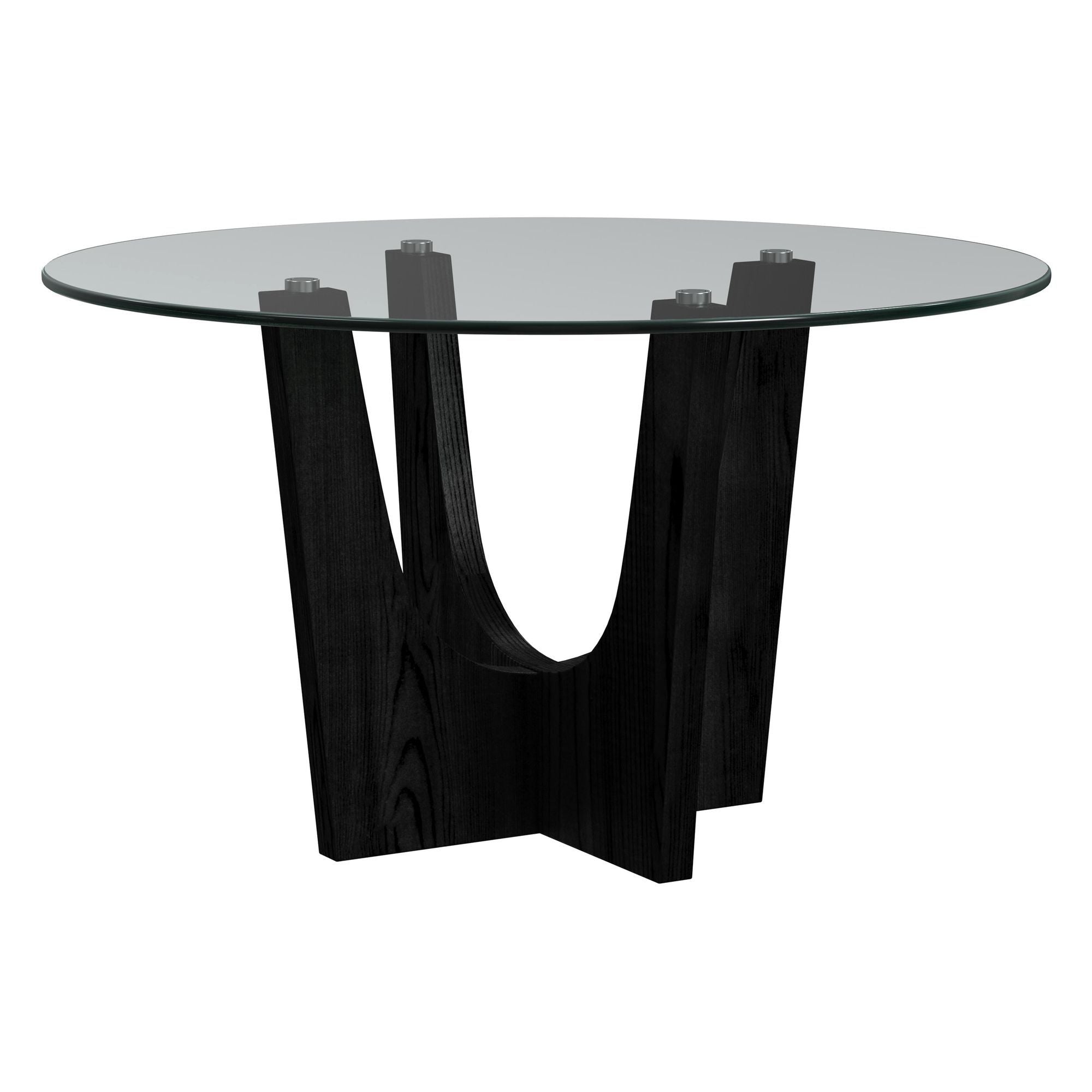 Oregon - Round Table With Glass Top