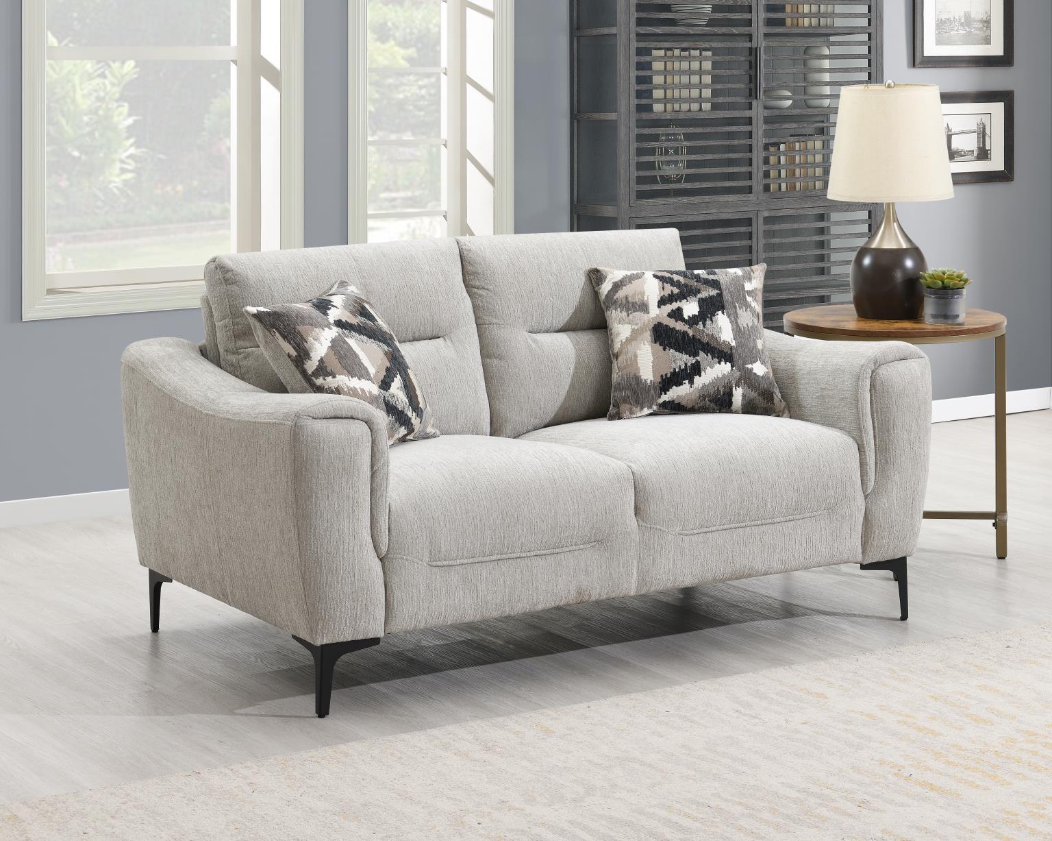U408 - Loveseat - Sand - Stylish Home Furniture
