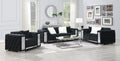 U249 - Velvet Sofa - Black - Stylish Home Furniture