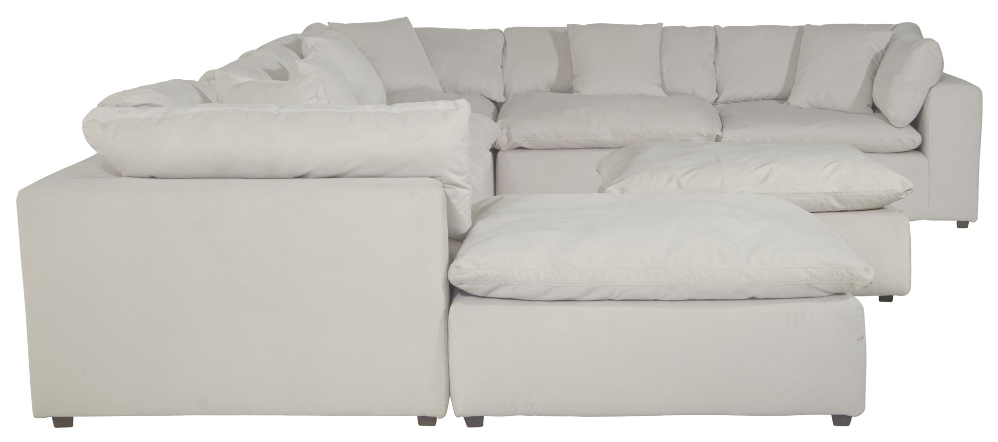 Posh - Modular Sectional And Ottoman - Stylish Home Furniture