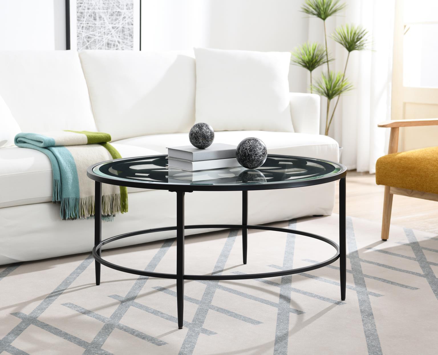 T273 - Coffee Table & 2 End Table - Black - Stylish Home Furniture