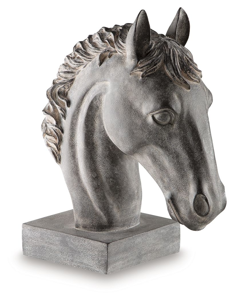 Carnlow - Sculpture - Antique Black - Stylish Home Furniture