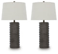 Neilett - Poly Table Lamp (Set of 2) - Antique Brown - Stylish Home Furniture