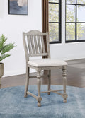 D114 - Counter Height Chair (Set of 2) - Gray