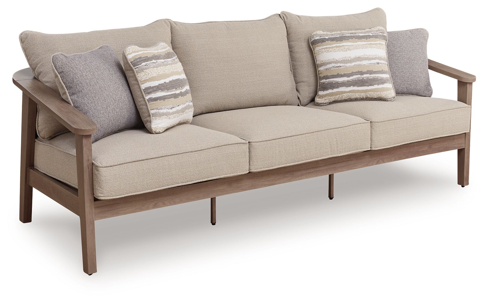 Harmony Headlands - Sofa With Cushion - Natural / Gray - Stylish Home Furniture