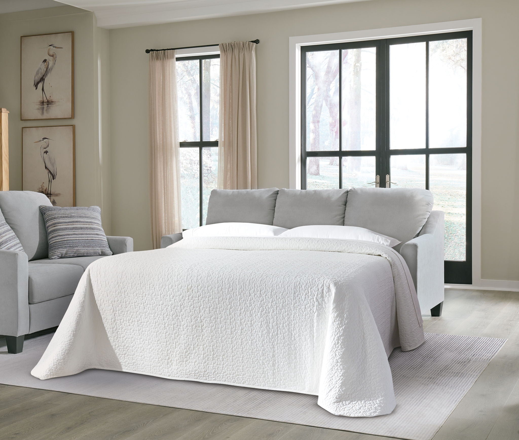 Adlai - Queen Sofa Sleeper - Shadow - Stylish Home Furniture