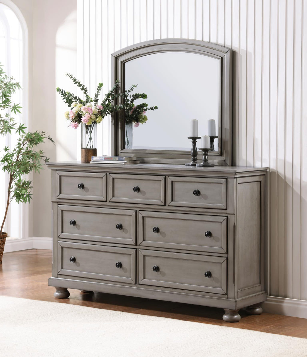 B070 - Dresser - Light Gray - Stylish Home Furniture