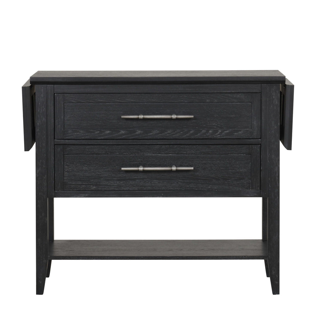 Sable Crest - Drop Leaf Server - Black