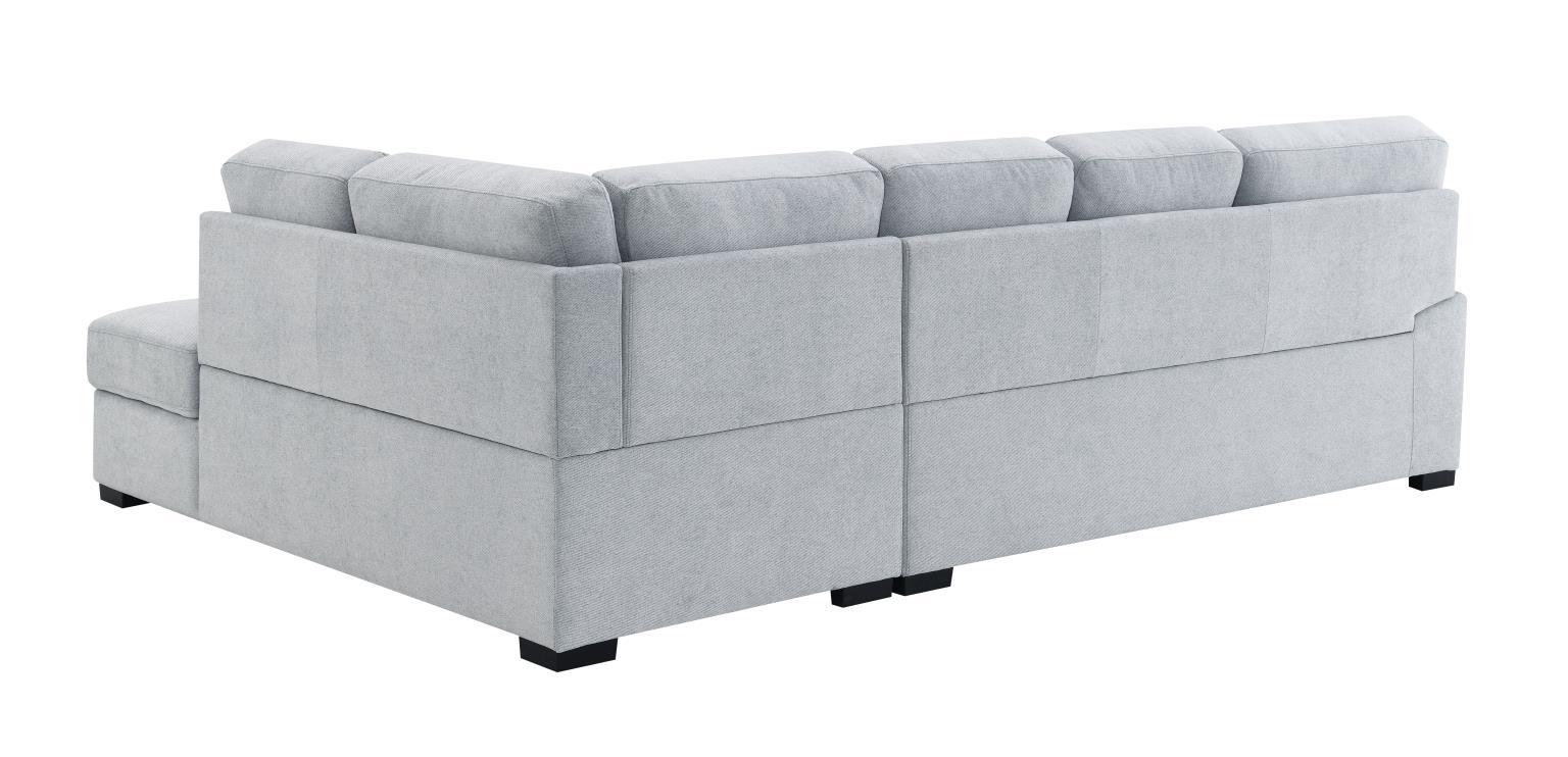 U369 - 2 Piece Sectional - Gray - Stylish Home Furniture
