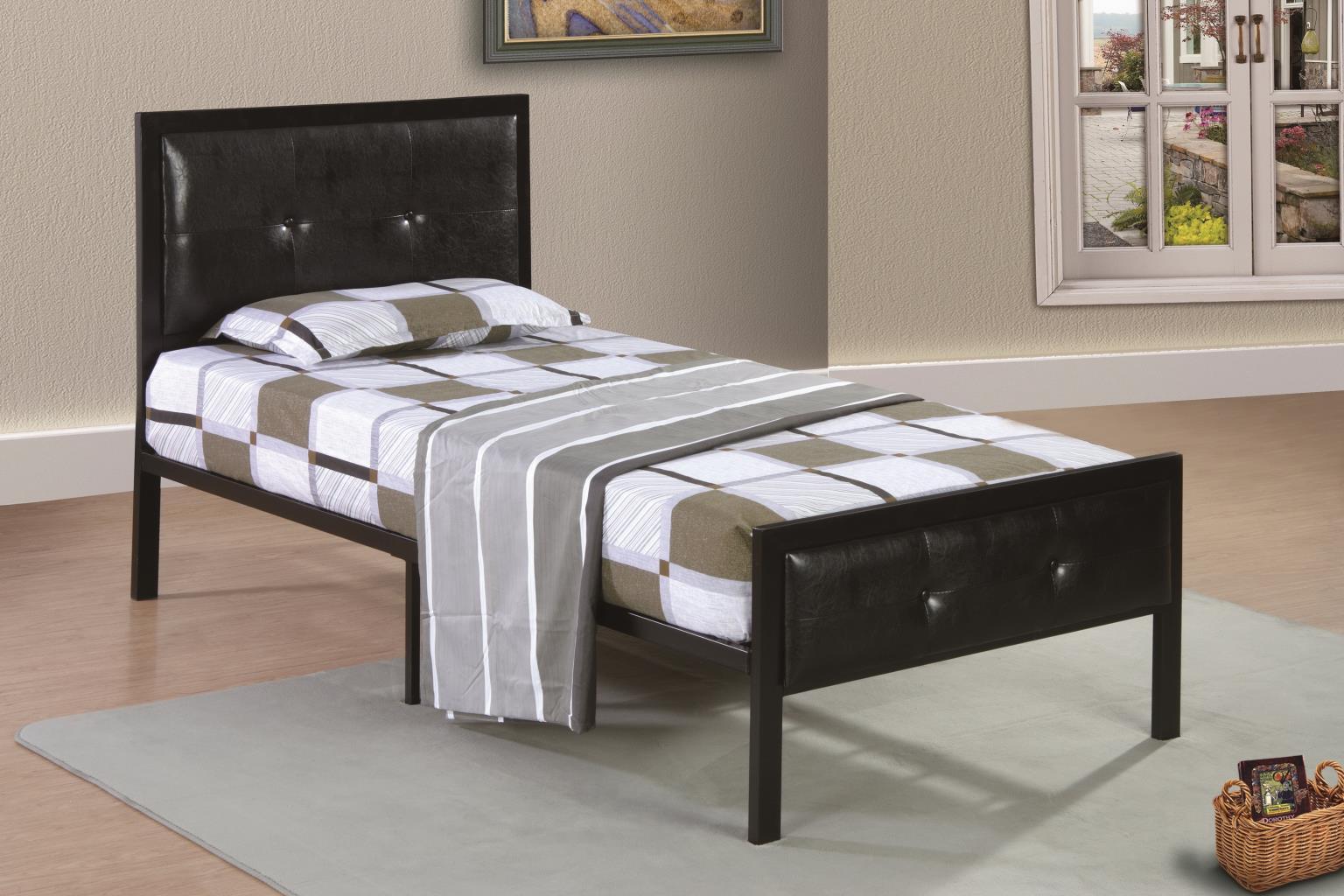 B630 - Padded Metal Bed - Stylish Home Furniture