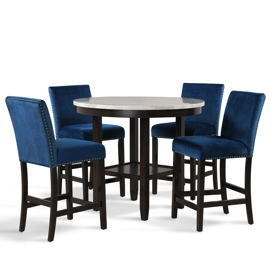 Celeste - Round Counter Table Set - Stylish Home Furniture