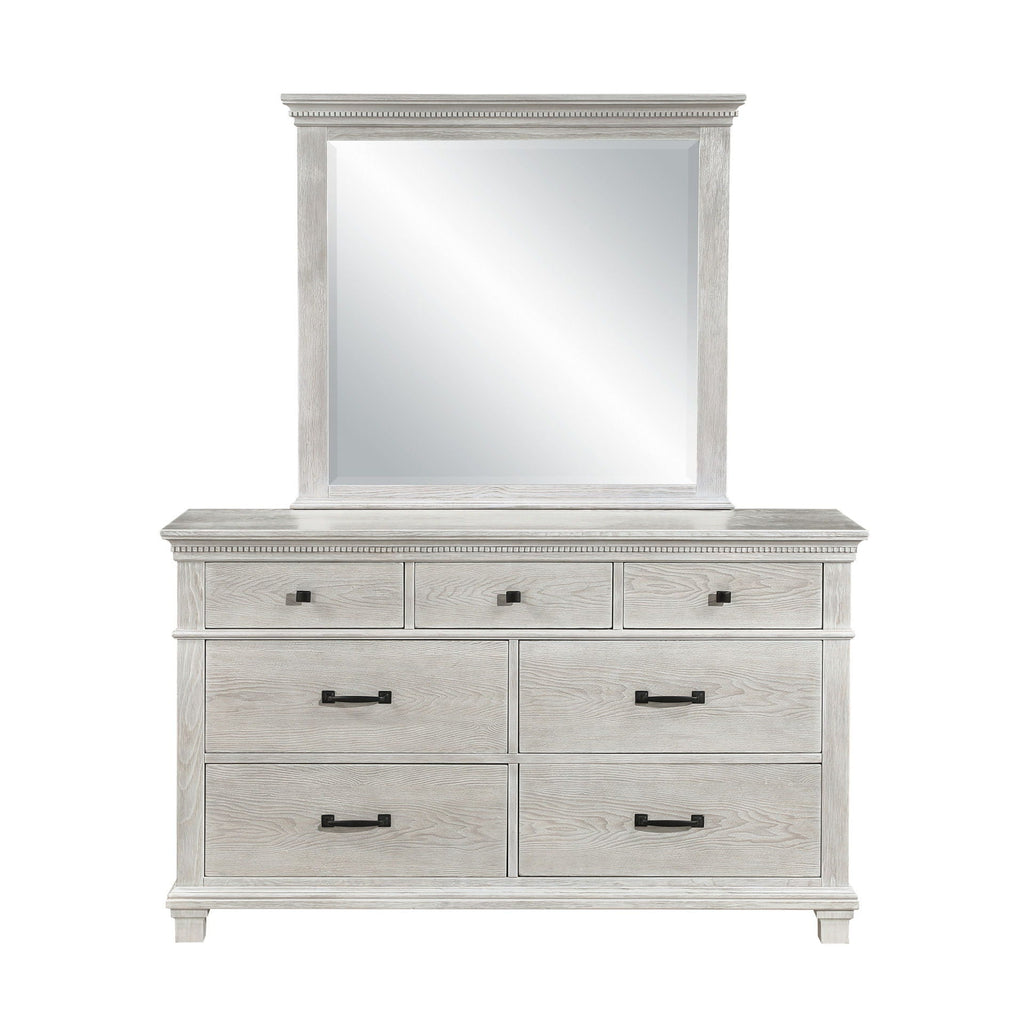 Silver Sands - Mirror - Gray - Stylish Home Furniture