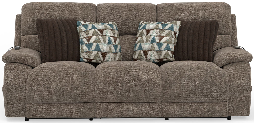 Joya - Power Headrest Power LayFlat Reclining Sofa With CR3 Heat/Massage/Lumbar/ZG - Stylish Home Furniture