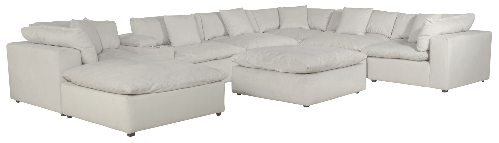 Posh - Modular Sectional And Ottoman - Stylish Home Furniture