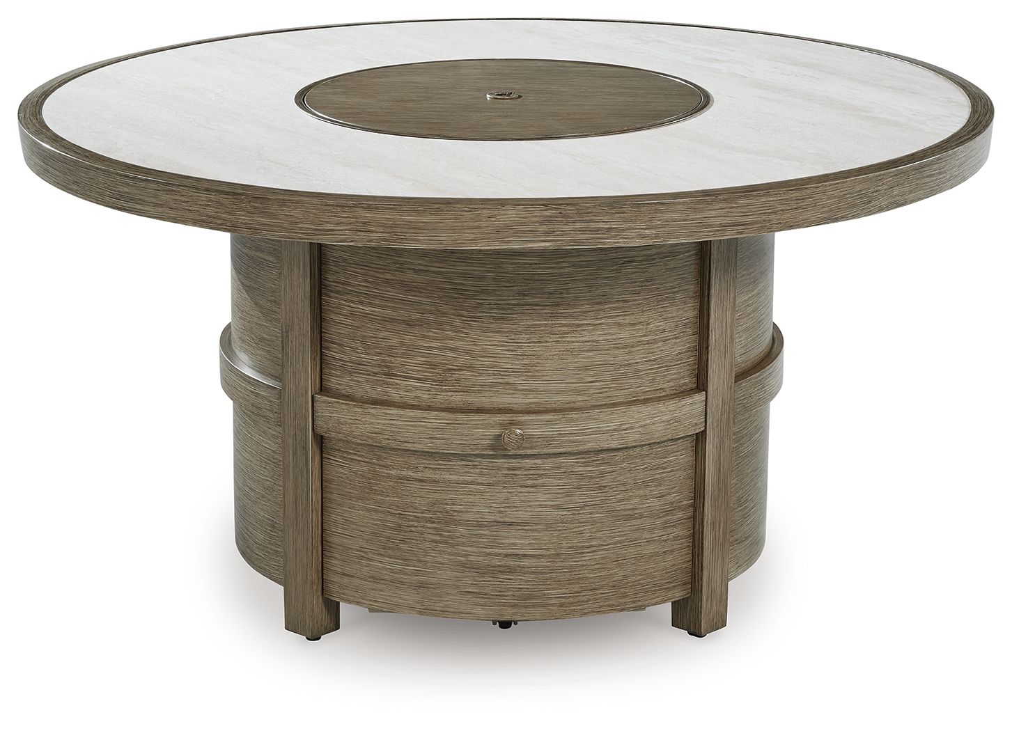 Rainier Ranch - Round Fire Pit Table - Beige - Stylish Home Furniture