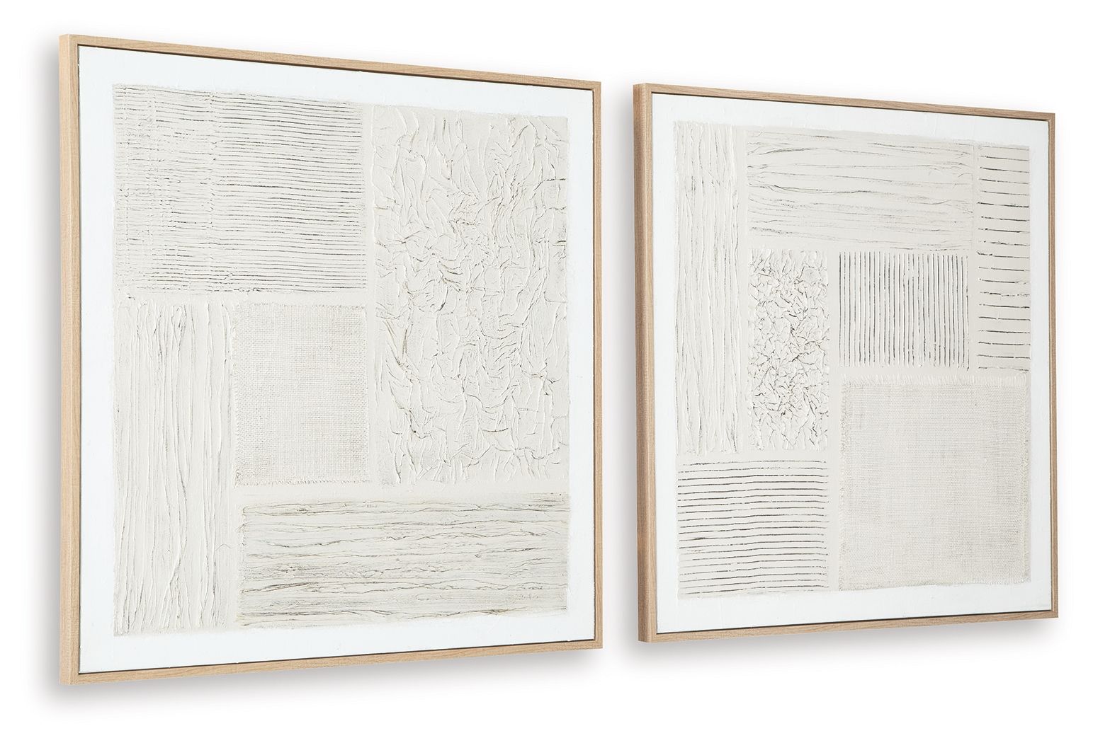 Andorfield - Wall Art Set (Set of 2) - Beige / Black / White - Stylish Home Furniture