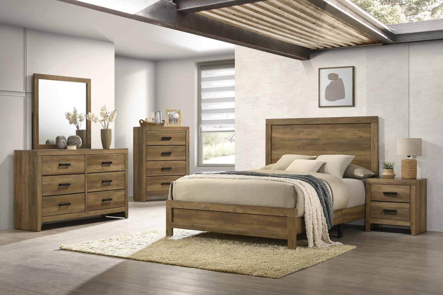 B526 - Dresser - Knotty Oak - Stylish Home Furniture