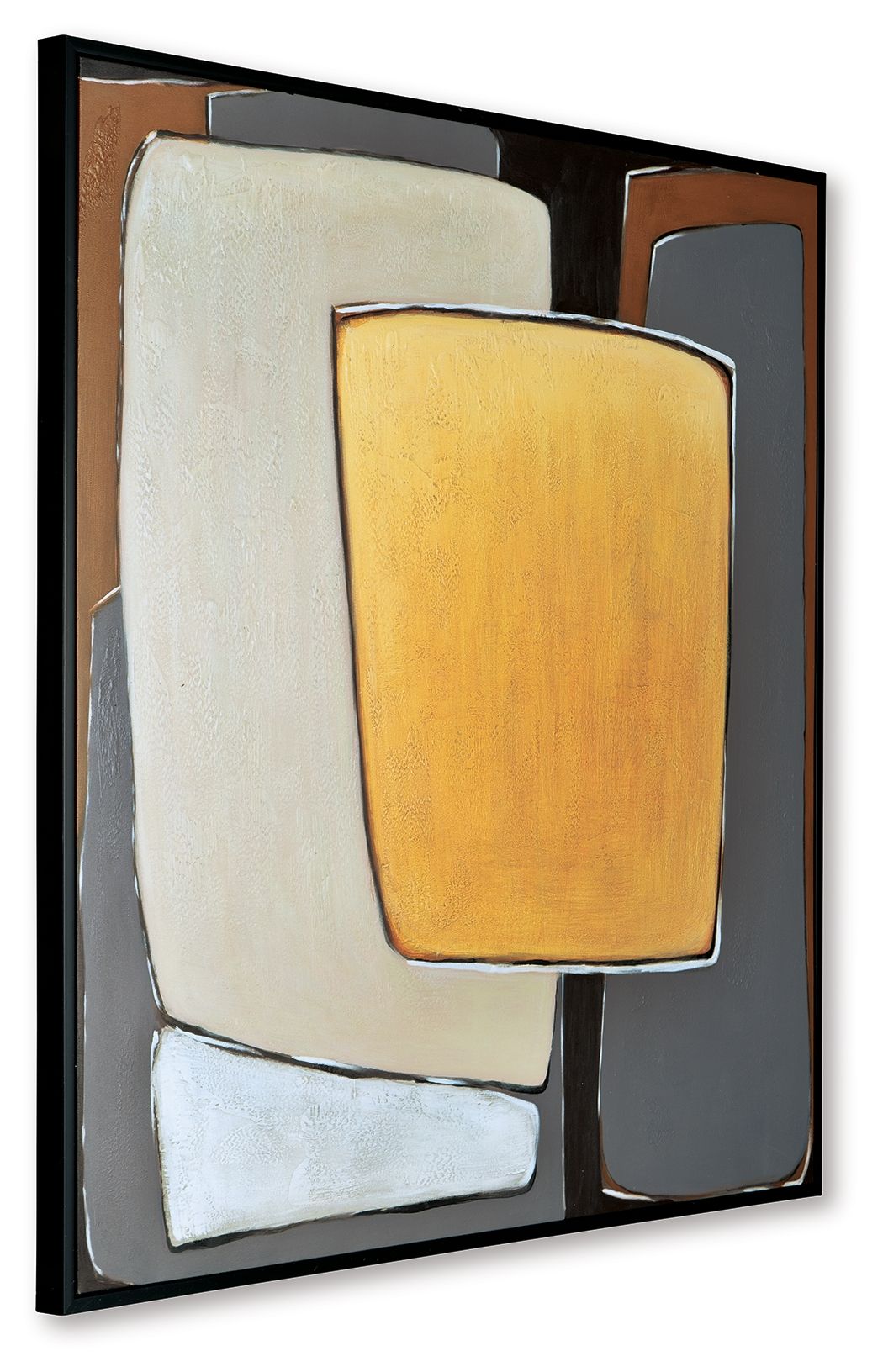 Actman - Wall Art - Cream / Brown / Gray - Stylish Home Furniture