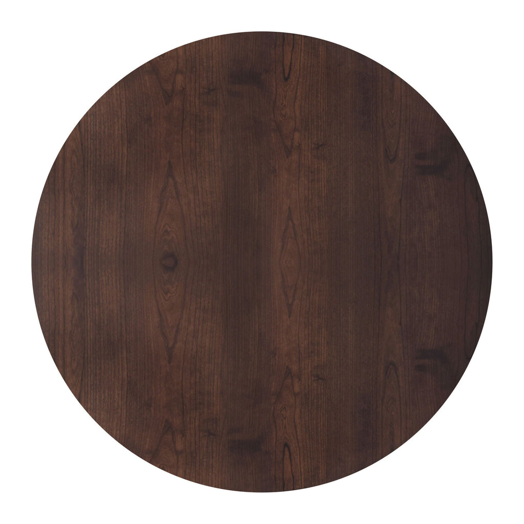 Tioga - 47" Round Table - Brown Cherry
