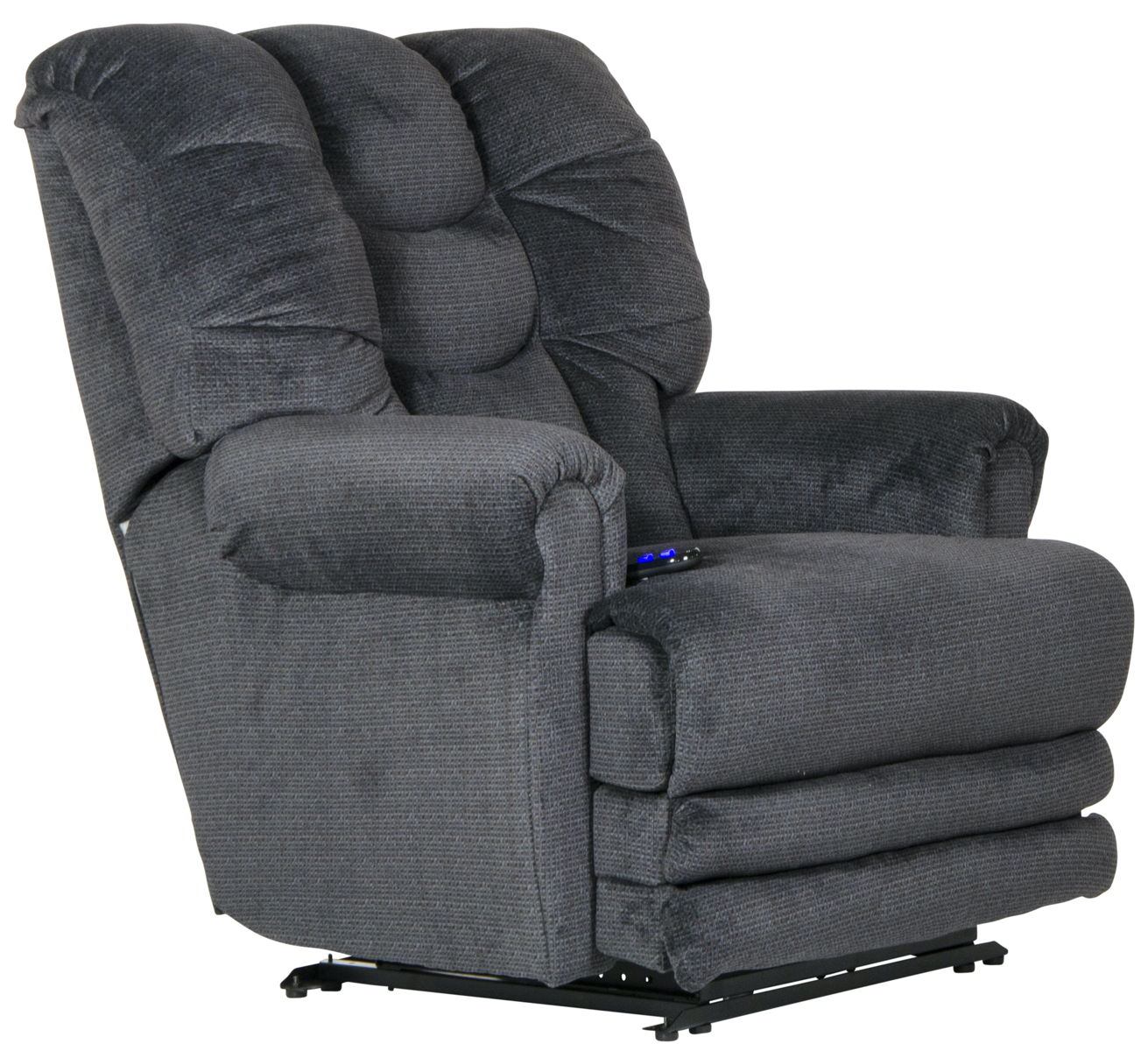 Malone - Power Lay Flat Recliner With Extended Ottoman - Stylish Home Furniture