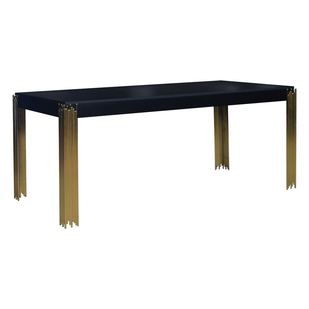 Empire - Table With 4 Chairs - Black - Stylish Home Furniture