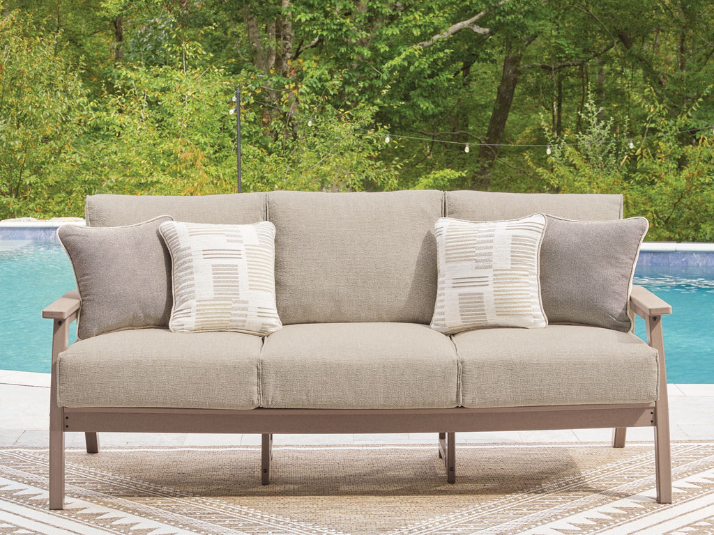 Grover Beach - Sofa With Cushion - Driftwood - Stylish Home Furniture